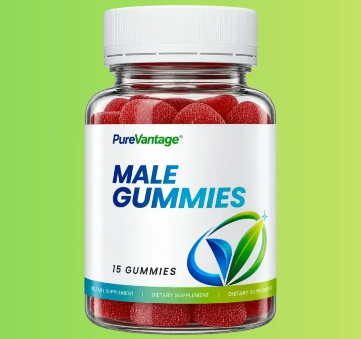 Pure Vantage Male Gummies bottle